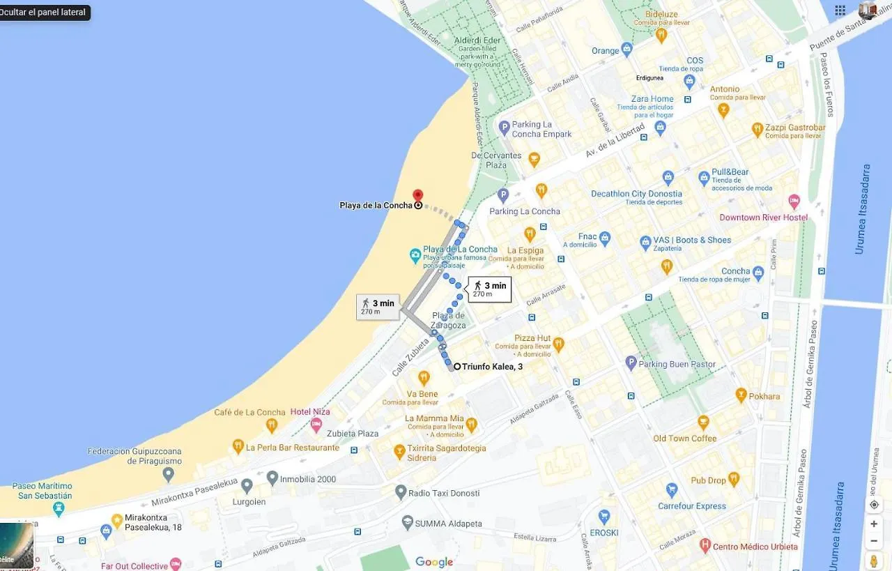 Apartamento Amplio Y Central A Pie De Playa La Concha San Sebastian